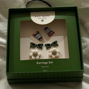NEW Kate Spade x Target Earring Set